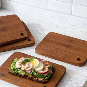 Smørrebrødbrett Bambus - 4 stk.