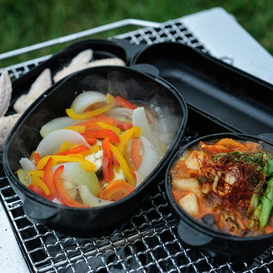Snow Peak Micro Oval Cast Iron Oven