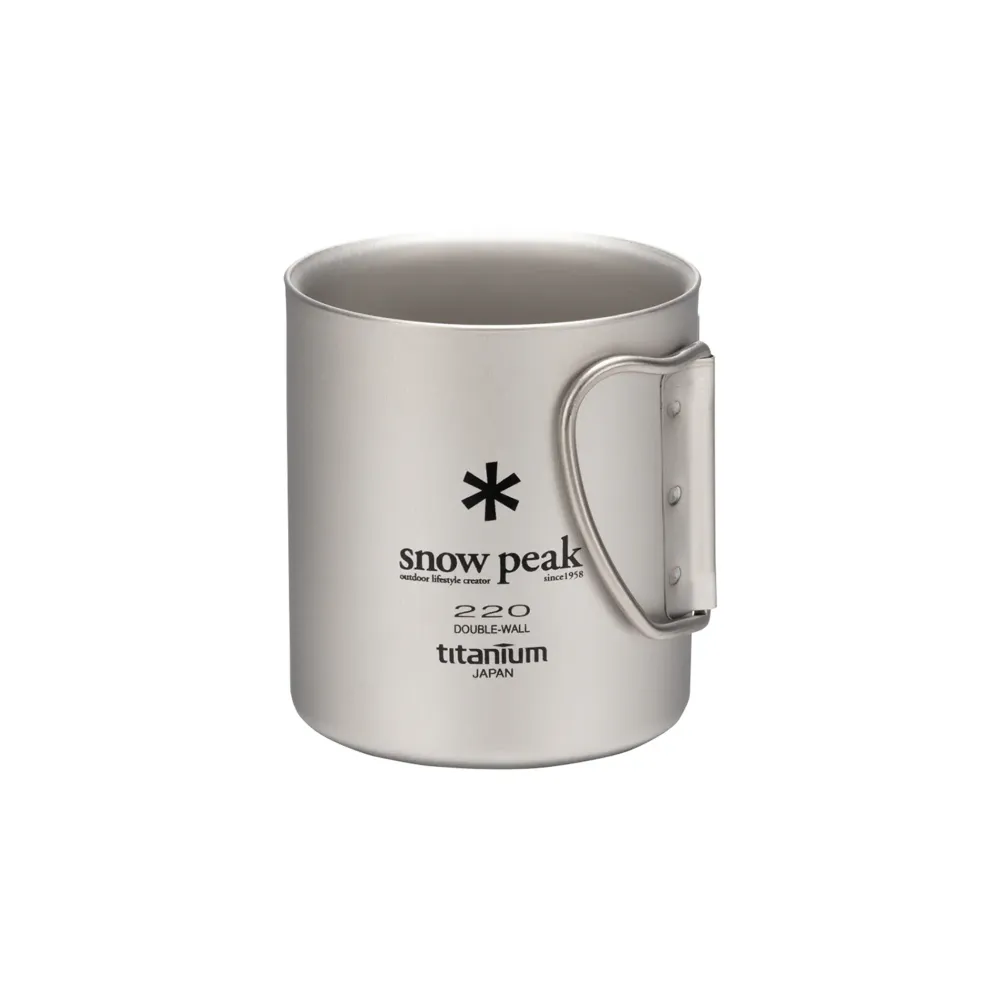 Snow Peak Ti-Double Mug, 220 ml