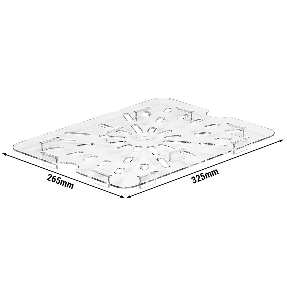(6 stk.) CAMBRO | Camview® - Copolymer GN Dryppbrett 1/2 - Klar - BPA-fri