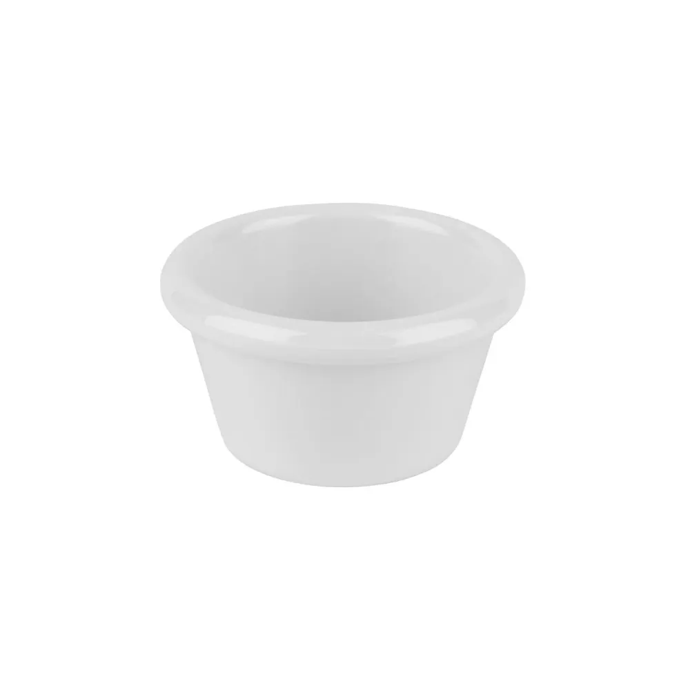 (24 stk.) Dipskåler – CASUAL – Melamin – 70 ml – Ø 75 mm – Hvit