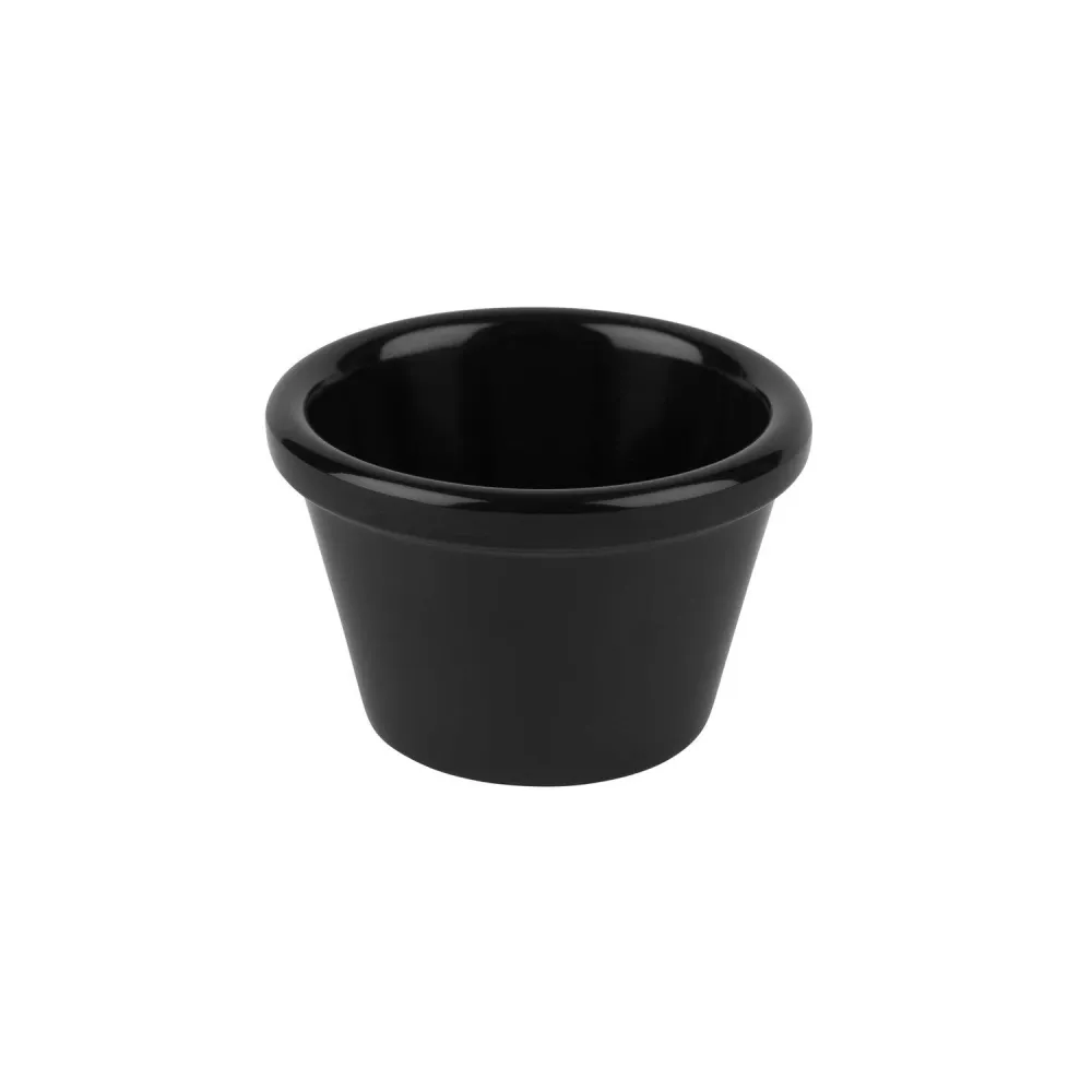 (24 stk.) Dipskåler – CASUAL – Melamin – 50 ml – Ø 60 mm – Svart