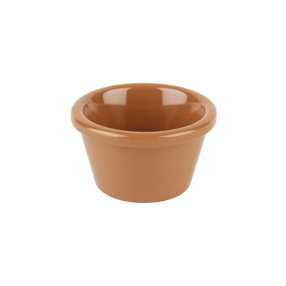 (24 stk.) Dipskåler – CASUAL – Melamin – 40 ml – Ø 60 mm – Terrakotta