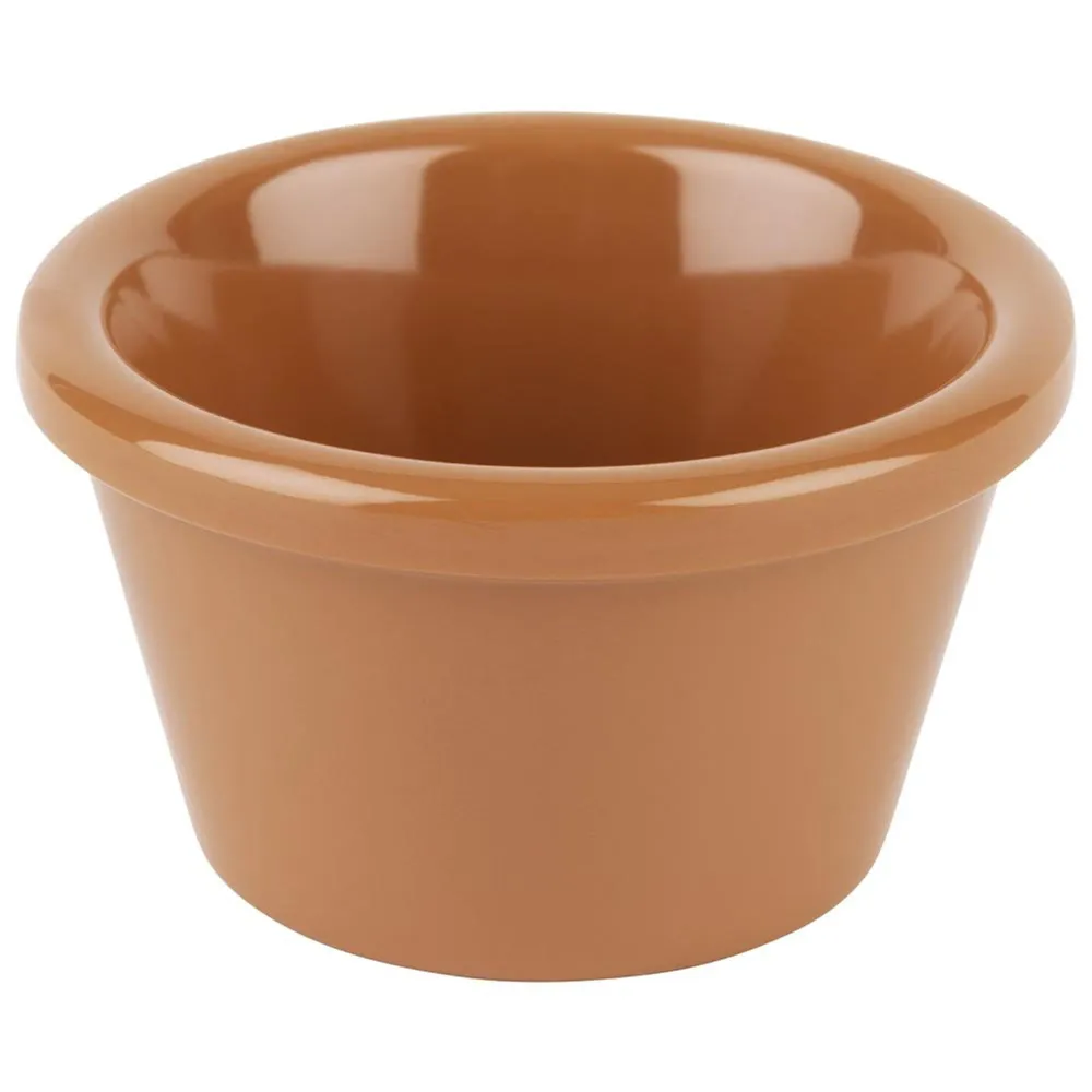 (24 stk.) Dipskåler – CASUAL – Melamin – 40 ml – Ø 60 mm – Terrakotta