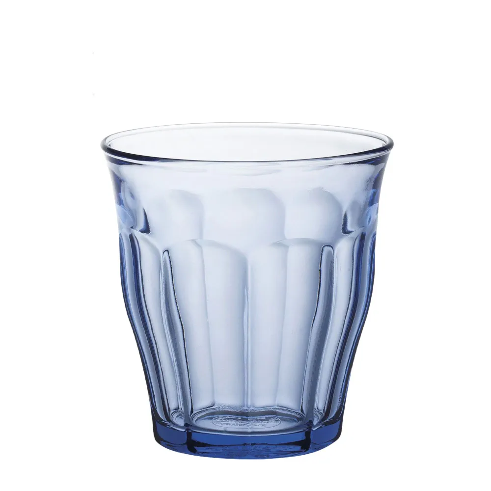 (12 stk.) Duralex All Purpose Drikkeglass - ISTANBUL - 250 ml - Blå-Transparent