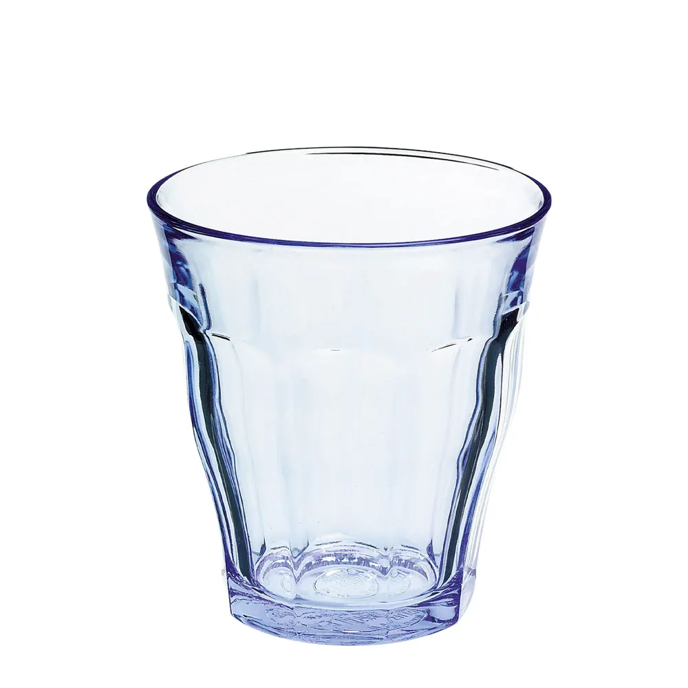(12 stk.) Duralex All Purpose Drikkeglass - ISTANBUL - 310 ml - Blå-Transparent