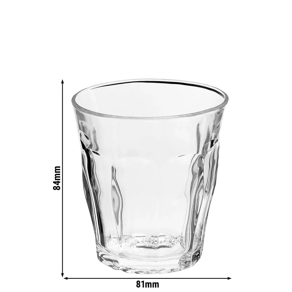 (6 stk.) Duralex All Purpose Drikkeglass - ISTANBUL - 200 ml - Gjennomsiktig
