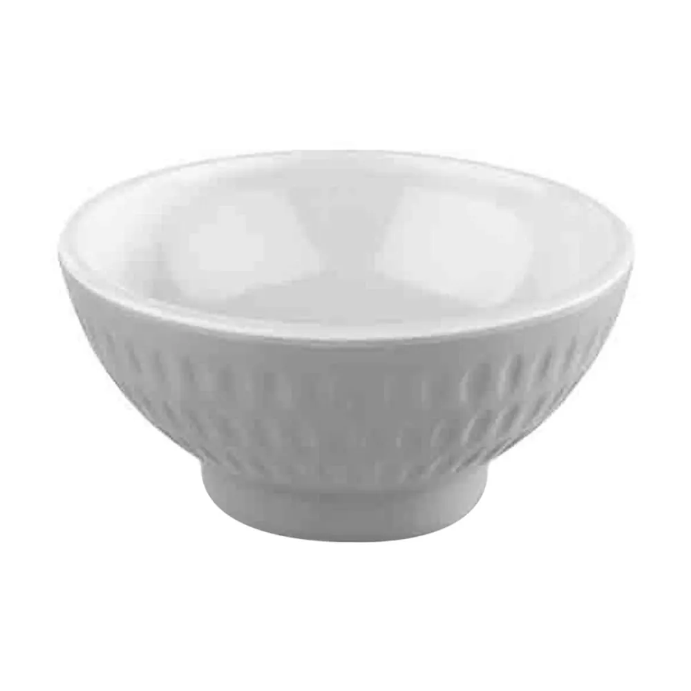 (6 stk.) Dyppeskåler - ASIA PLUS - Melamin - 60 ml - Ø 75mm - Hvit