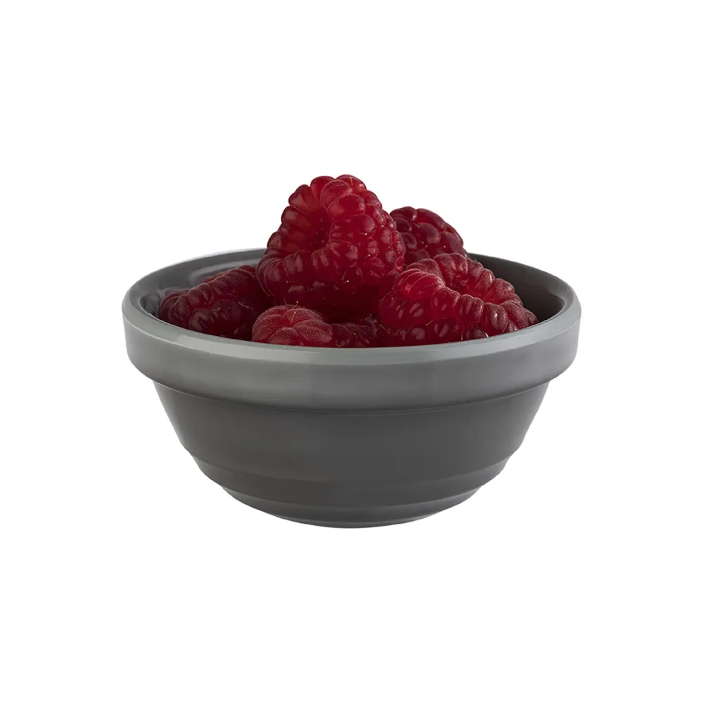 (6 stk.) Dyppeskåler - EMMA - Melamin - 60 ml - Ø 75mm - Grå