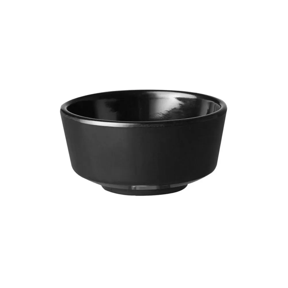 (36 stk.) Dyppeskåler - FLOAT - Melamin - 30 ml - Ø 55mm - Svart