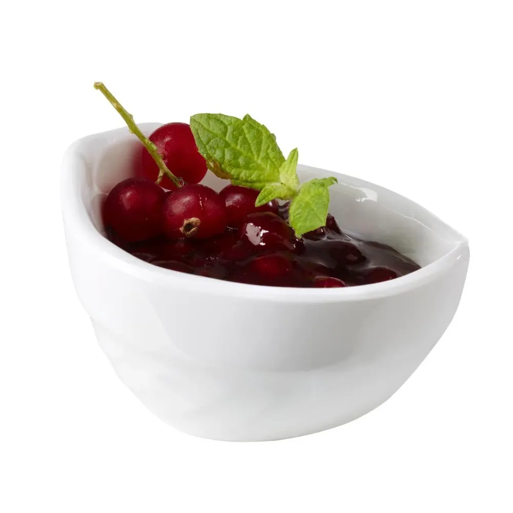 (12 stk.) Dyppeskåler - FRIENDLY - PET - 50 ml - 75x70mm - Hvit