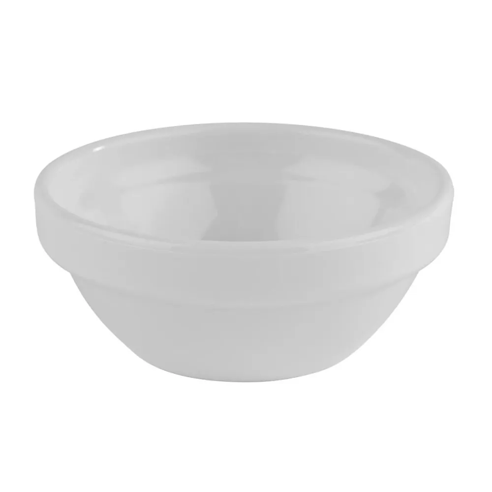 (12 stk.) Dyppeskåler - FRIENDLY - PET - 50 ml - rund - Ø 75mm - hvit