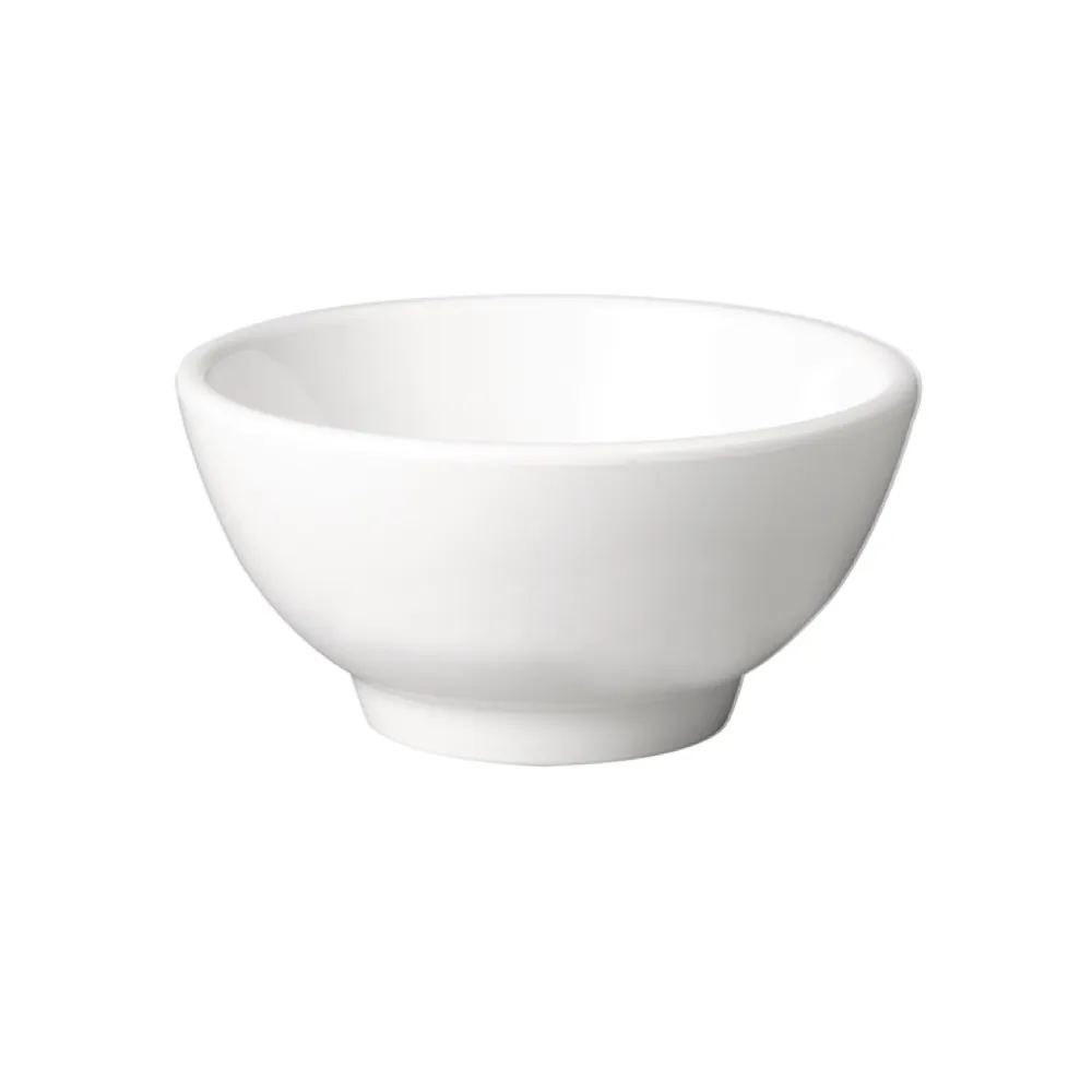 (6 stk.) Dyppeskåler - PURE - Melamin - 90 ml - Ø 90mm - Hvit