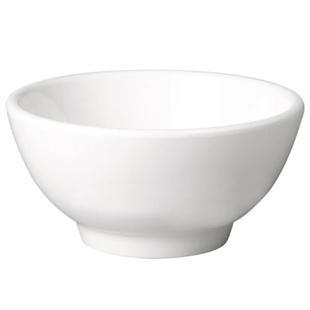 (6 stk.) Dyppeskåler - PURE - Melamin - 90 ml - Ø 90mm - Hvit