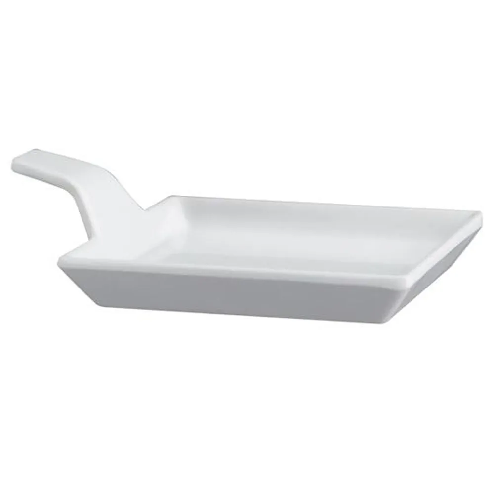 (24 stk.) Fingerfood-tallerken – FLYING BUFFET – Melamin – 120x95 mm – med bærehåndtak
