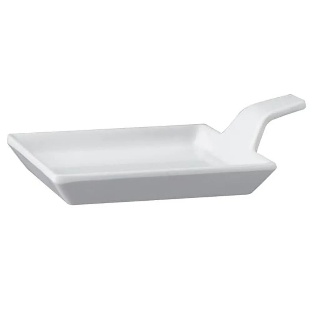 (24 stk.) Fingerfood-tallerken – FLYING BUFFET – Melamin – 120x95 mm – med bærehåndtak