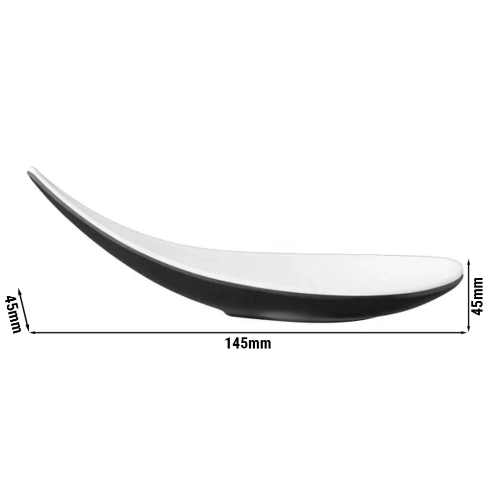 (12 stk.) Fingermatskje - BOAT - melamin - 20 ml - lengde: 145 mm