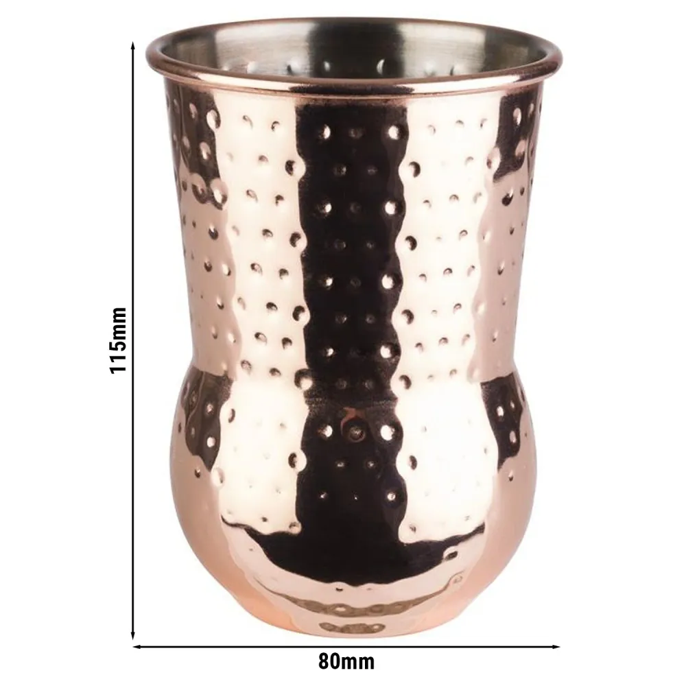 (6 stk.) Krus - JULEP MUG - 400 ml - Kobber