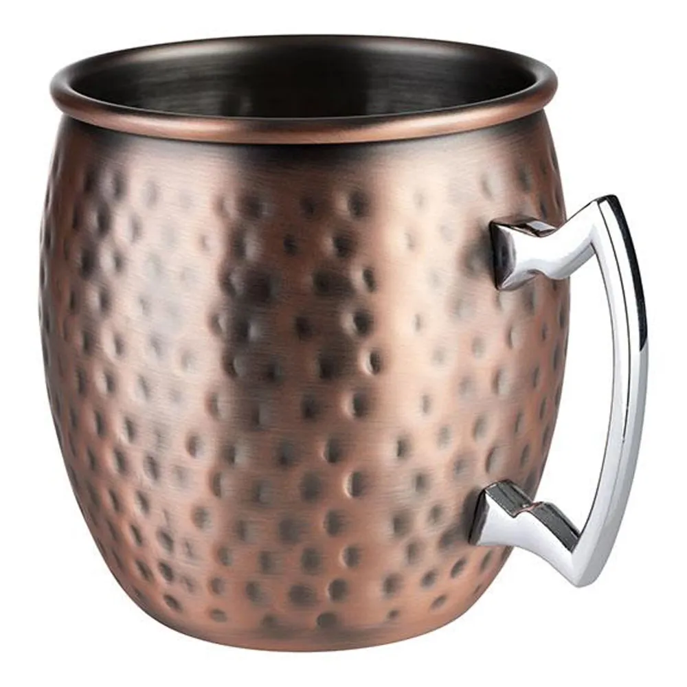 (6 stk) Krus - MOSCOW MULE - sett med 2 - 500 ml - kobber - med hank
