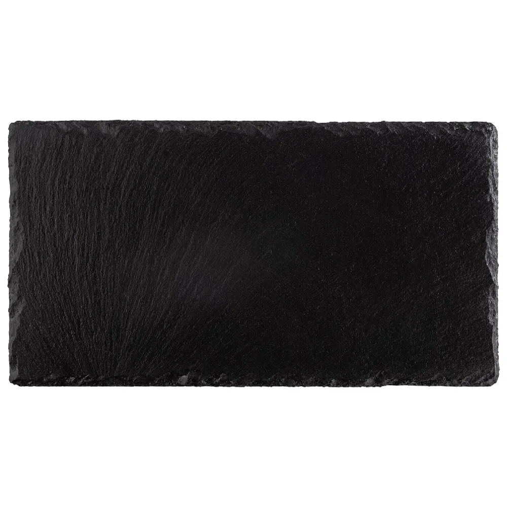 (6 stk.) Naturskiferplate - GN 1/3 - 325x176mm - Svart