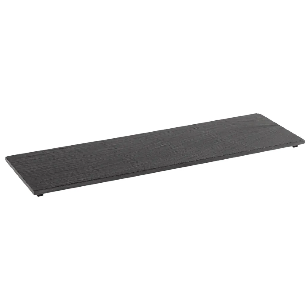 (6 stk.) Naturskiferplate - GN 2/4 - VALO - 530x162mm - Svart