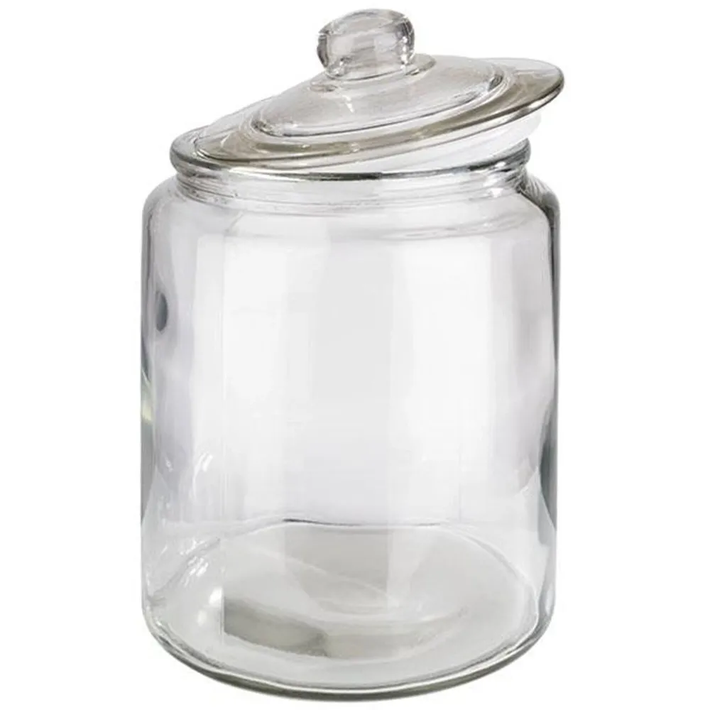 (6 stk.) Oppbevaringskrukke - CLASSIC - 6 liter - inkl. glasslokk med forsegling