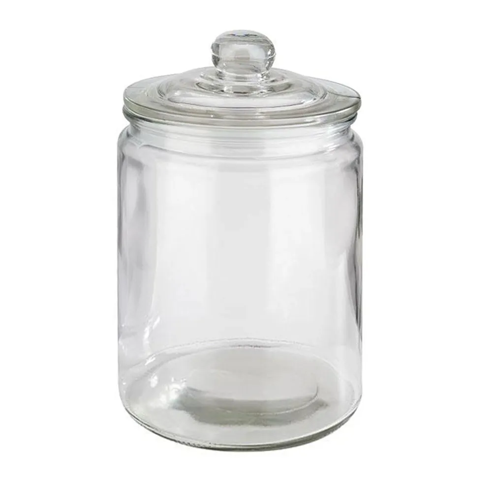 (6 stk.) Oppbevaringskrukke - CLASSIC - 2 liter - inkl. glasslokk med forsegling