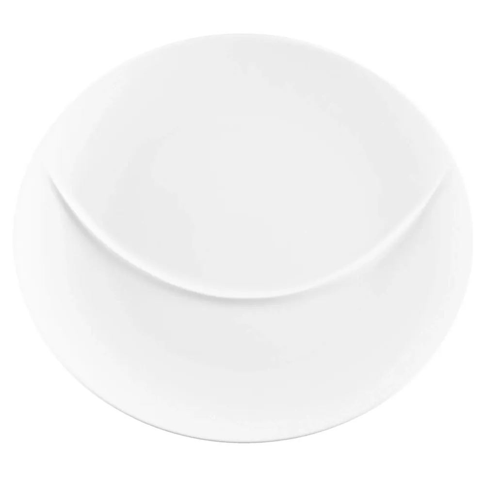 (2 stk.) SELTMANN WEIDEN | Fitnestallerken – Ø 340 mm – med 1 skillelement