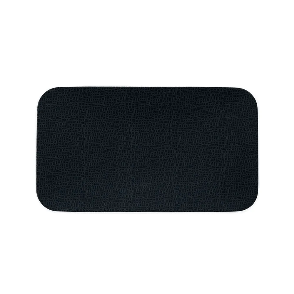 (2 stk.) SELTMANN WEIDEN | Flat rektangulær tallerken – 350x200 mm – Svart