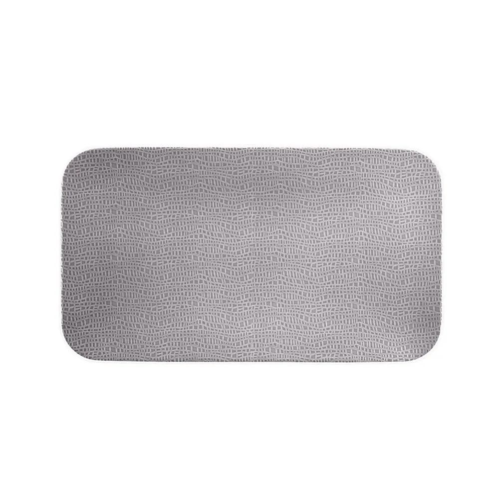 (2 stk.) SELTMANN WEIDEN | Flat rektangulær tallerken – 350x200 mm – Grå