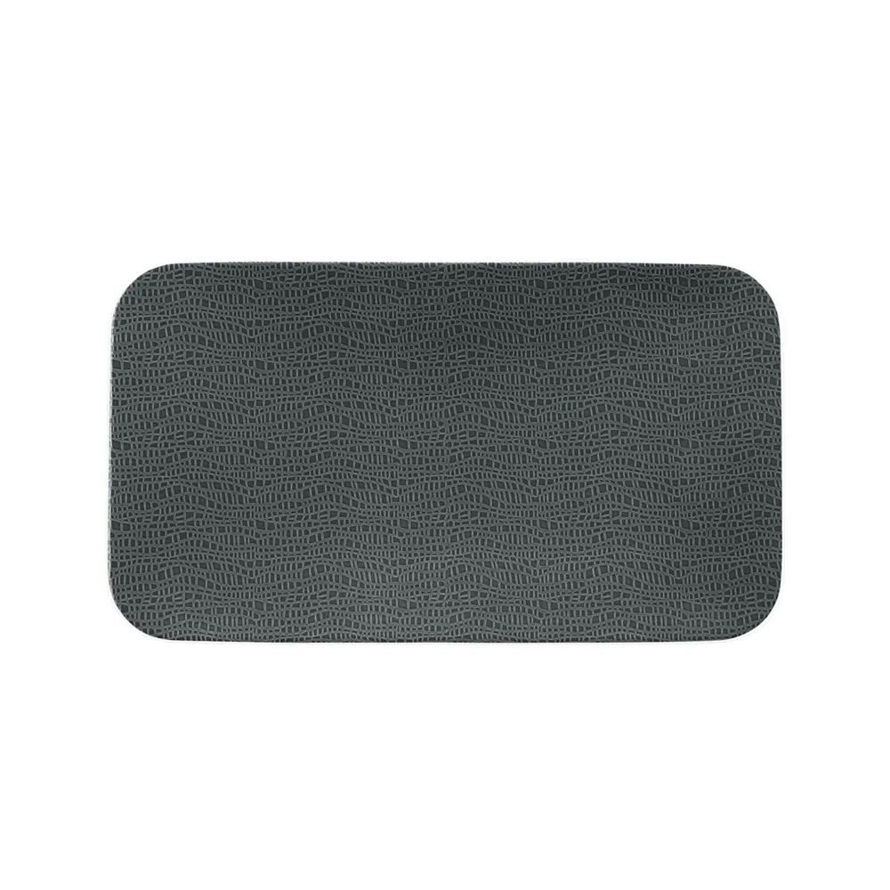 (2 stk.) SELTMANN WEIDEN | Flat rektangulær tallerken – 350x200 mm – Antrasitt