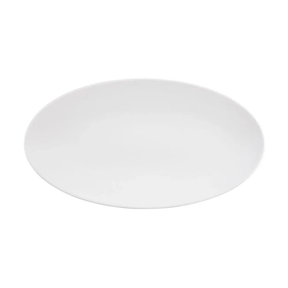 (2 stk.) SELTMANN WEIDEN | Oval tallerken – 330x180 mm – Hvit