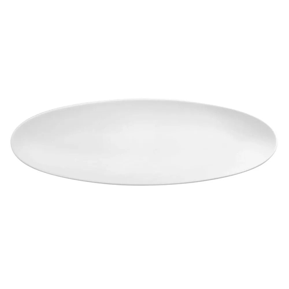 (2 stk.) SELTMANN WEIDEN | Oval tallerken – 440x140 mm – Hvit