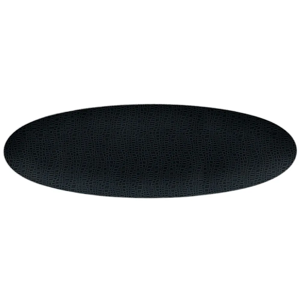 (2 stk.) SELTMANN WEIDEN | Oval tallerken – 440x140 mm – Svart