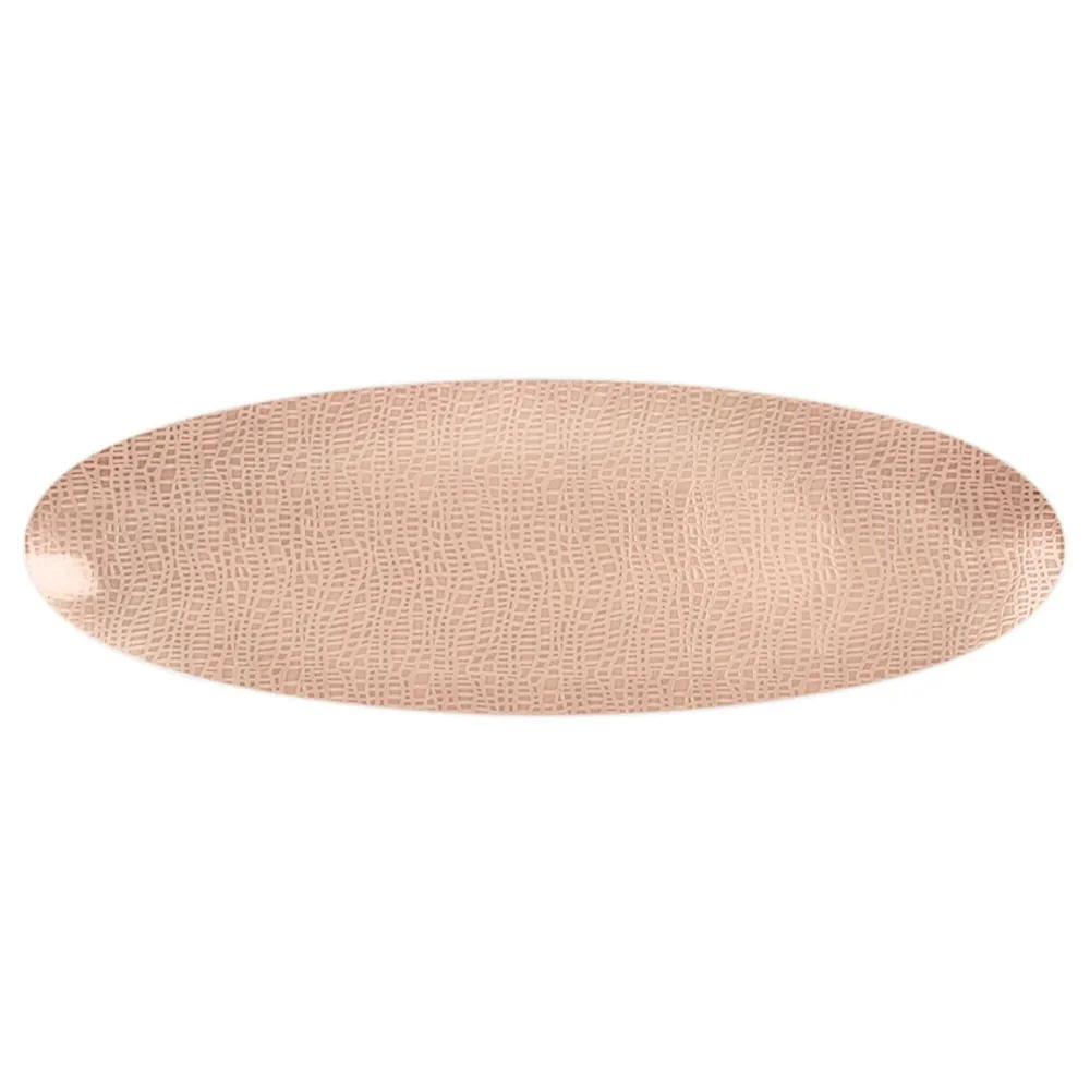 (2 stk.) SELTMANN WEIDEN | Oval tallerken – 440x140 mm – Gammelrosa
