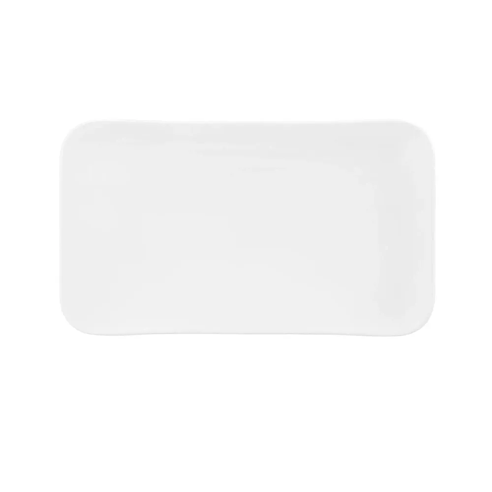 (2 stk.) SELTMANN WEIDEN | Rektangulær tallerken – 350x200 mm – Hvit