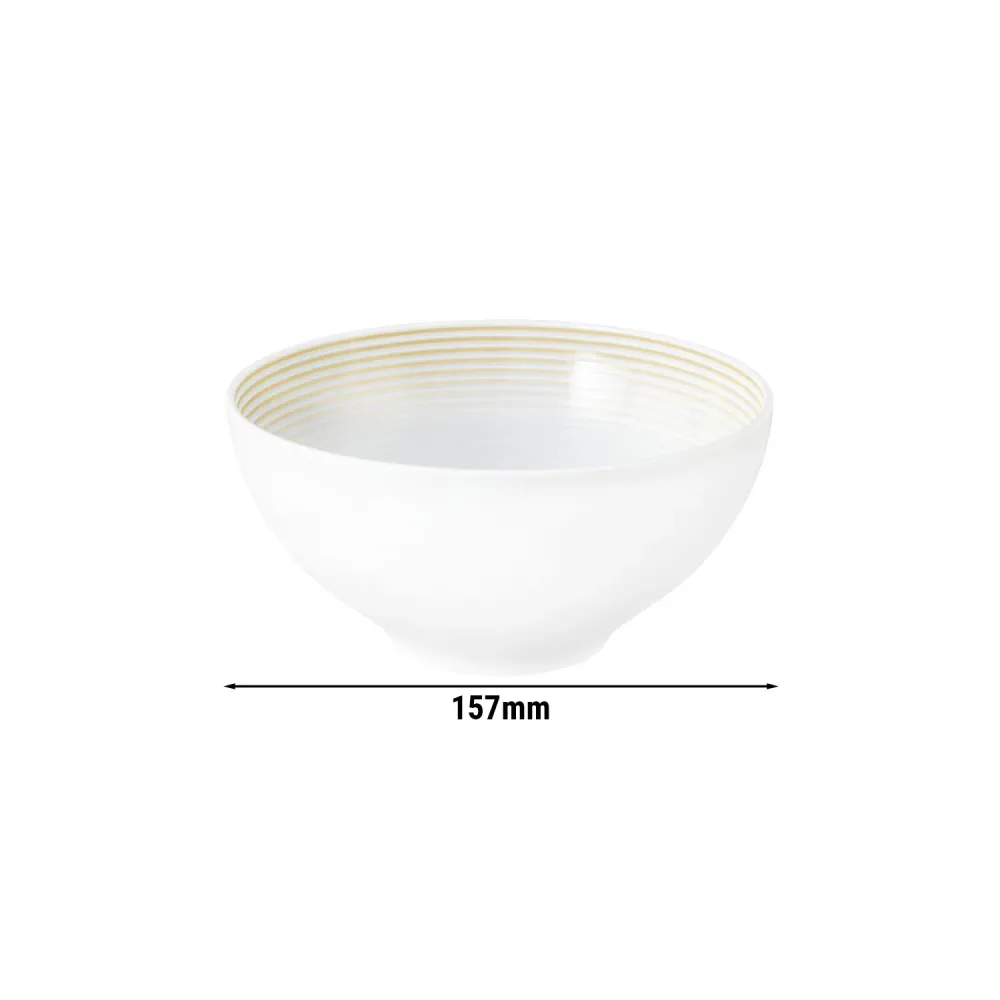 (4 stk.) SELTMANN WEIDEN | Rund skål – Ø 155 mm – Sandbeige
