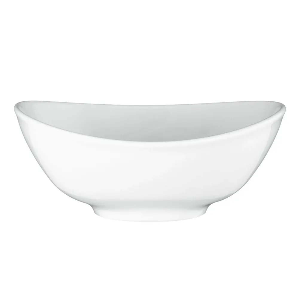 (4 stk.) SELTMANN WEIDEN | Suppeskål / bolle – oval – 160x135 mm – Hvit
