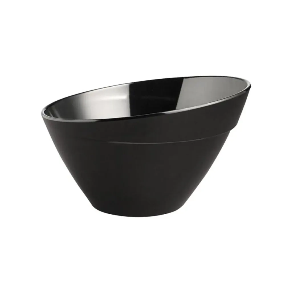 (6 stk.) Skål - BALANCE - Melamin - 0,4 liter - Ø 145 mm - Svart