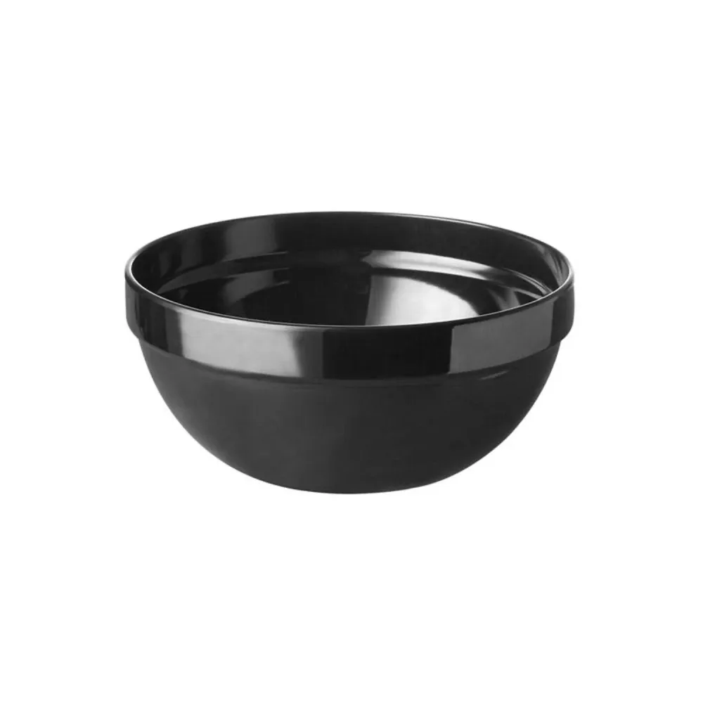 (6 stk.) Skål - CASUAL MAXI - Melamin - 0,15 liter - Ø 105mm - Svart