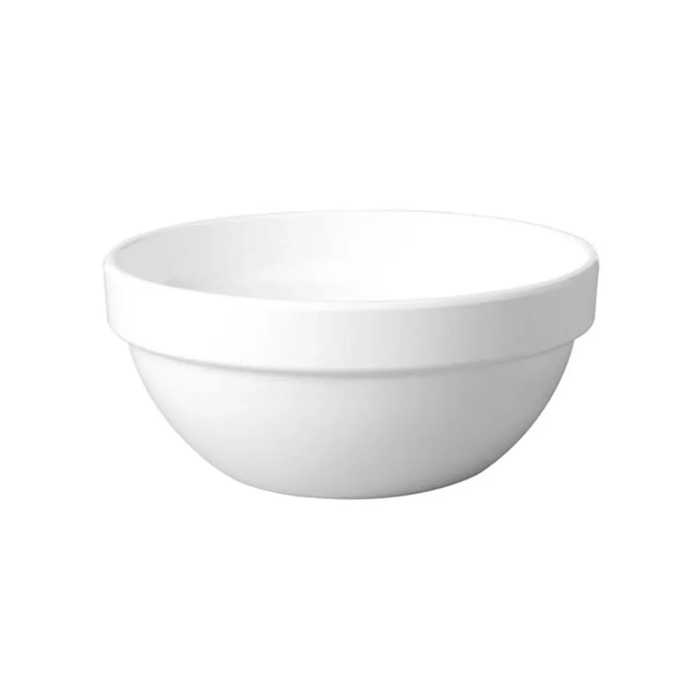 (6 stk.) Skål - CASUAL MAXI - Melamin - 0,25 liter - Ø 120mm - Hvit