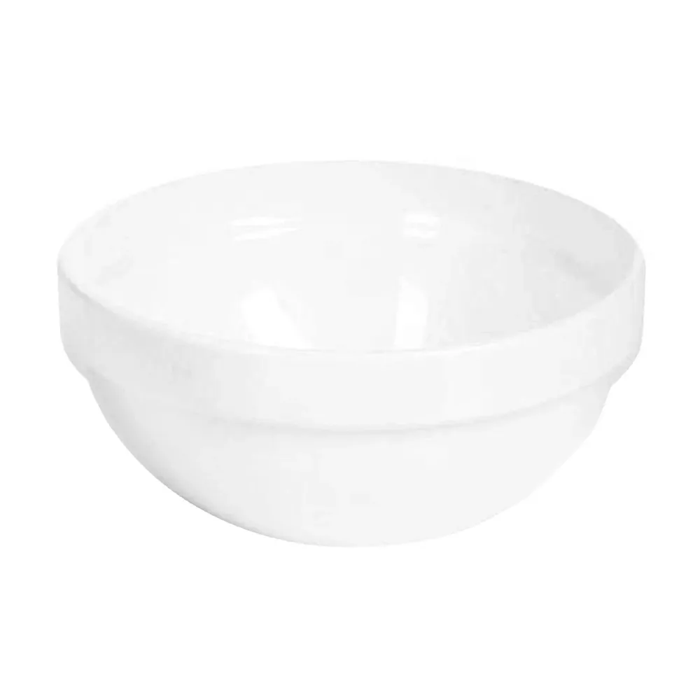 (6 stk.) Skål - CASUAL MAXI - Melamin - 2,5 liter - Ø 230 mm - Hvit