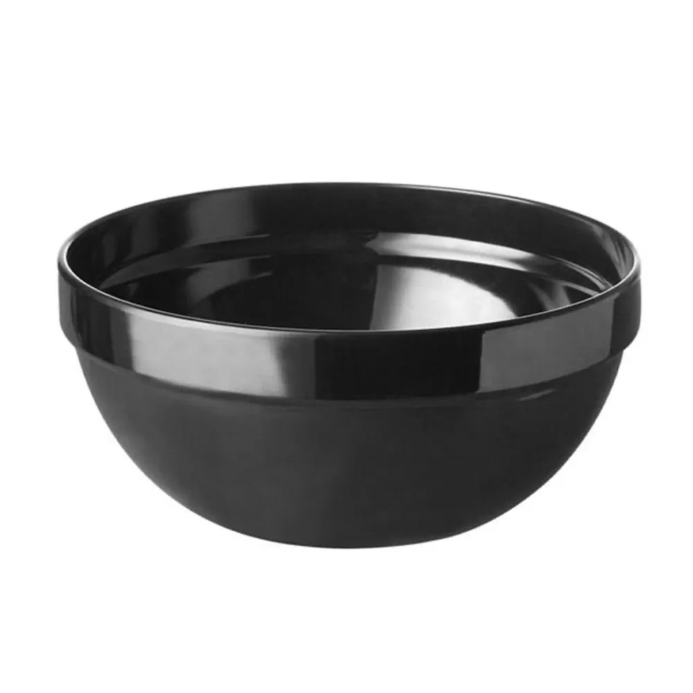 (6 stk.) Skål - CASUAL MAXI - Melamin - 2,5 liter - Ø 230 mm - Svart