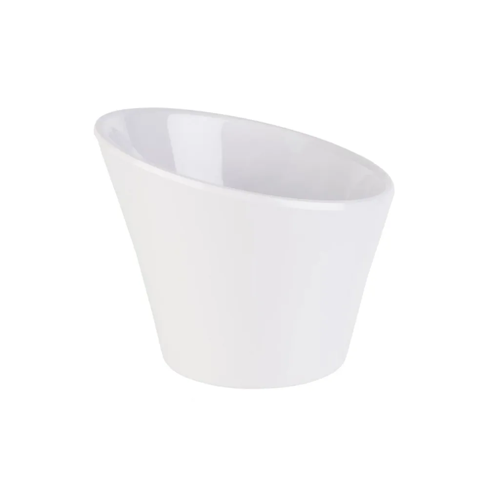 (6 stk.) Skål - CASUAL - Melamin - 0,3 liter - Ø 120mm - Hvit