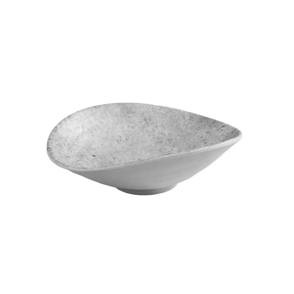 (6 stk.) Skål - ELEMENT - Melamin - 0,18 liter - 175x155mm - Grå