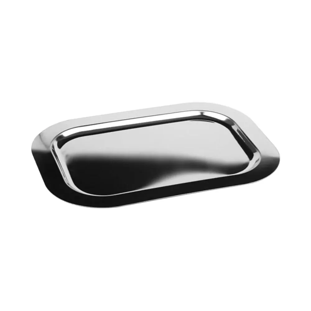 (6 stk.) Skål - FINESSE - Rustfritt stål - 300x240mm - Høyde: 15mm