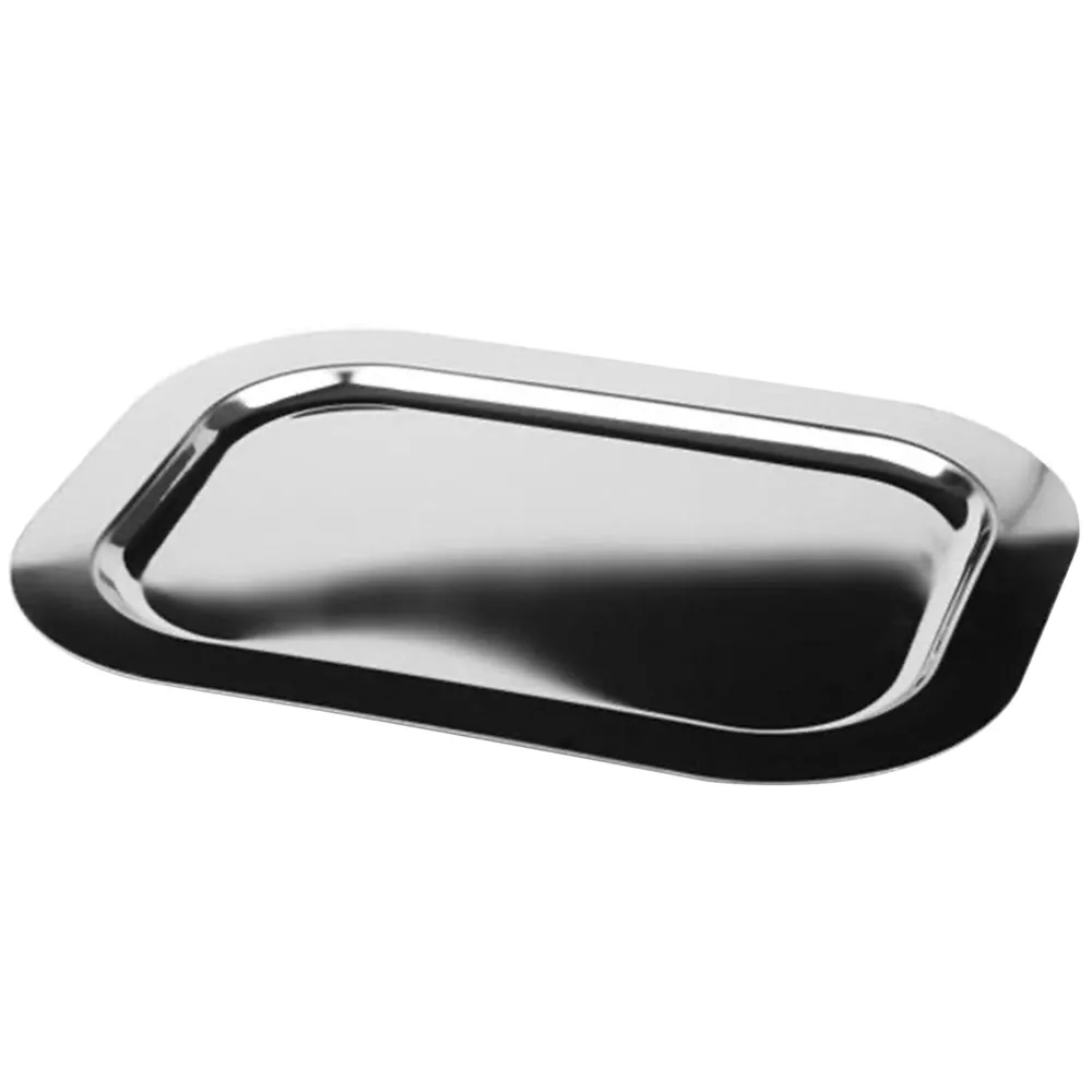 (6 stk.) Skål - FINESSE - Rustfritt stål - 350x240mm - Høyde: 12mm