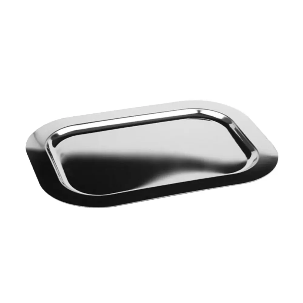 (6 stk.) Skål - FINESSE - Rustfritt stål - 420x310mm - Høyde: 14mm