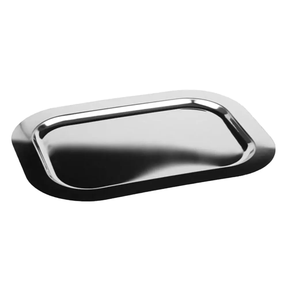 (6 stk.) Skål - FINESSE - Rustfritt stål - 475x300mm - Høyde: 15mm