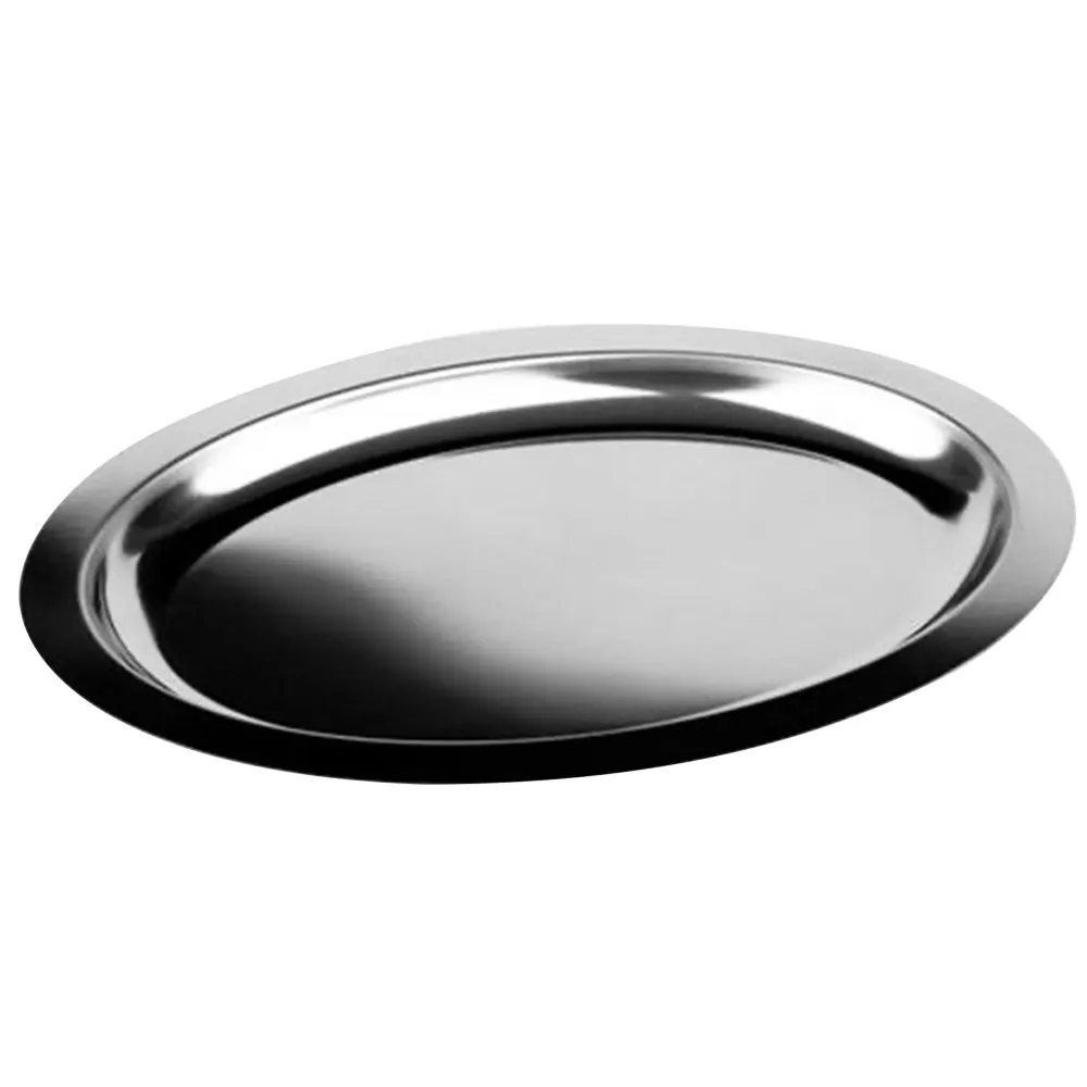 (6 stk.) Skål - FINESSE - Rustfritt stål - 600x410mm - Høyde: 28mm